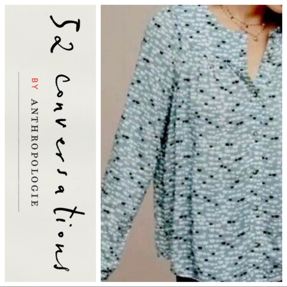 NWOT Conversations by Anthropology 24 of 52 Blouse